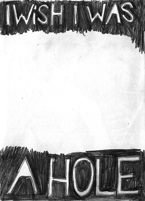 Stephanie Heike Drawing Illustration I wish I was a hole Konsumwünsche Verzehren Menschen im Spätkapitalismus